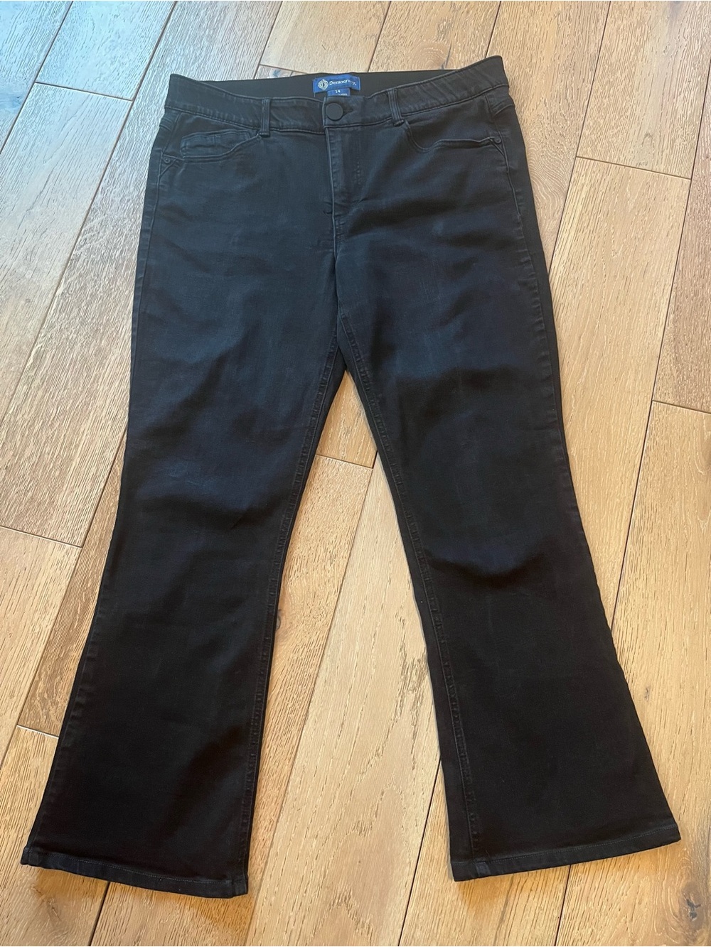 NWOT DEMOCRACY Jeans “Ab” Solution High Rise Slimming Panels Itty Bitty Boot Cut